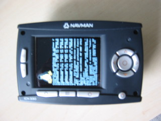 Linux running on Navman iCN 330